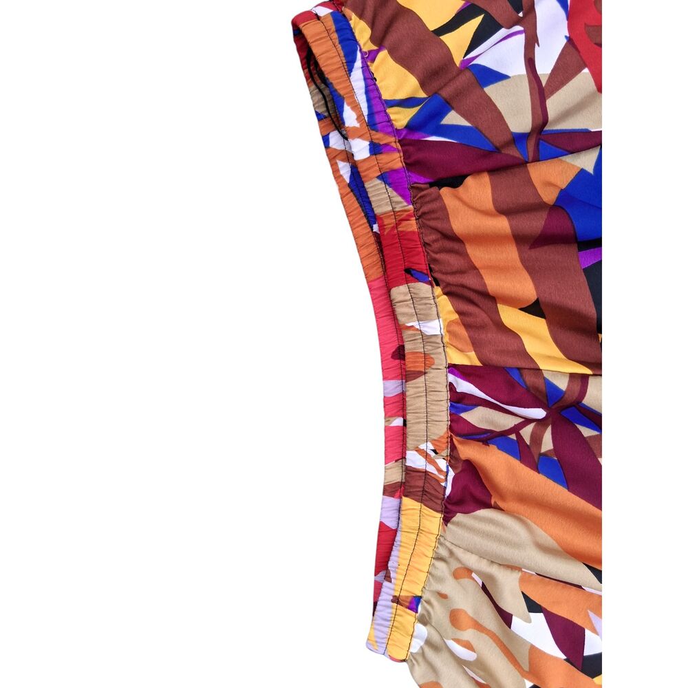 MIX NOUVEAU Size XL Tropical Bohemian Vacation Skirt - Picture 3 of 5